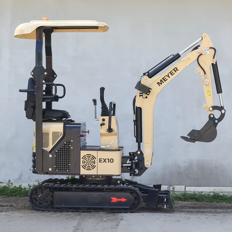 Minikoparka MEYER EX10 (SKRĘTNE RAMIĘ, SILNIK BS) - obrazek 13