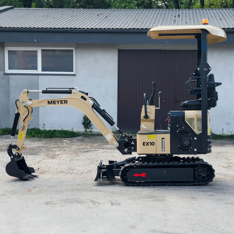 Minikoparka MEYER EX10 (SKRĘTNE RAMIĘ, SILNIK BS) - obrazek 11