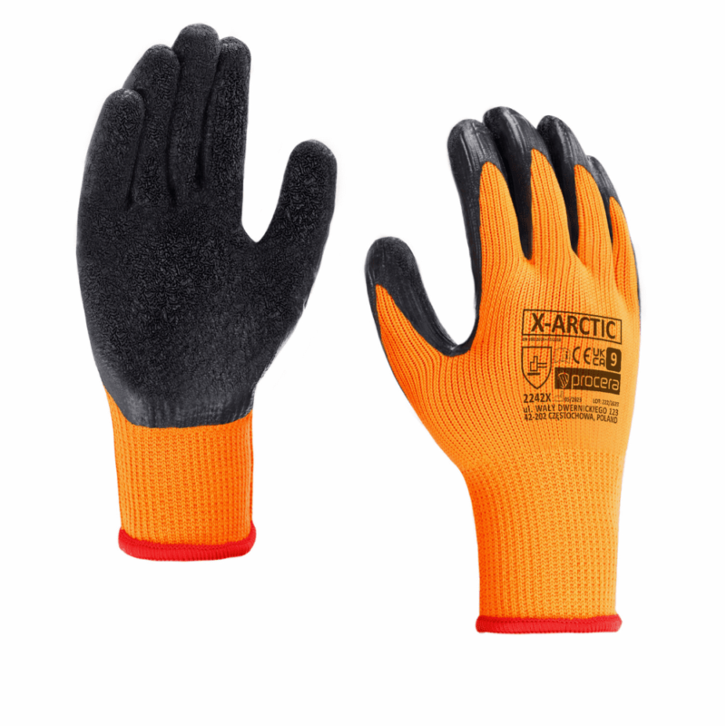 RĘKAWICE OCIEPLANE POWLEKANE LATEKSEM X-ARCTIC KARTON