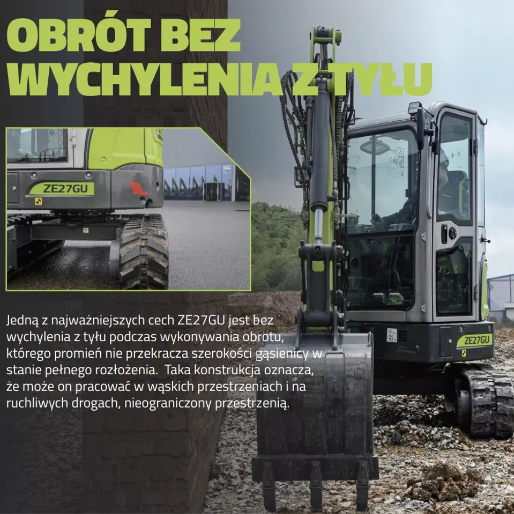 Minikoparka gąsienicowa ZOOMLION ZE27GU - obrazek 17