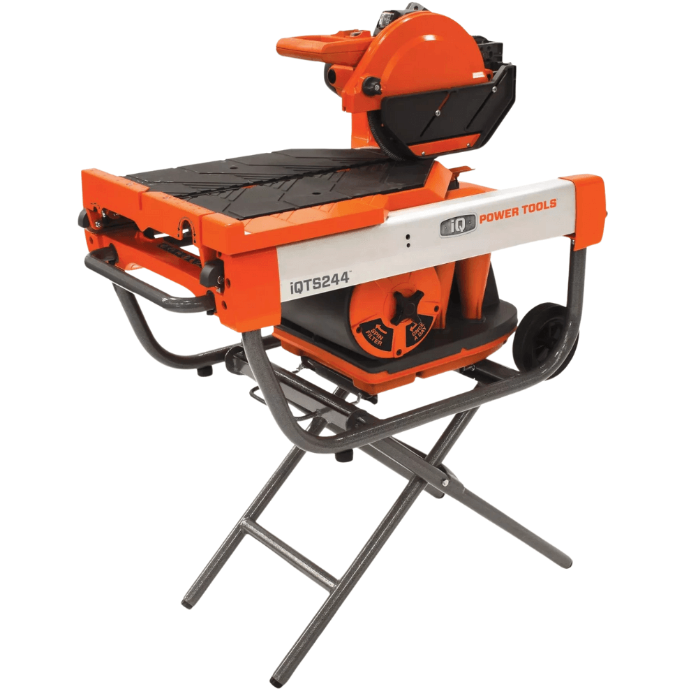 „Przecinarka stolikowa iQ Power Tools iQTS244 – zestaw ze stojakiem”